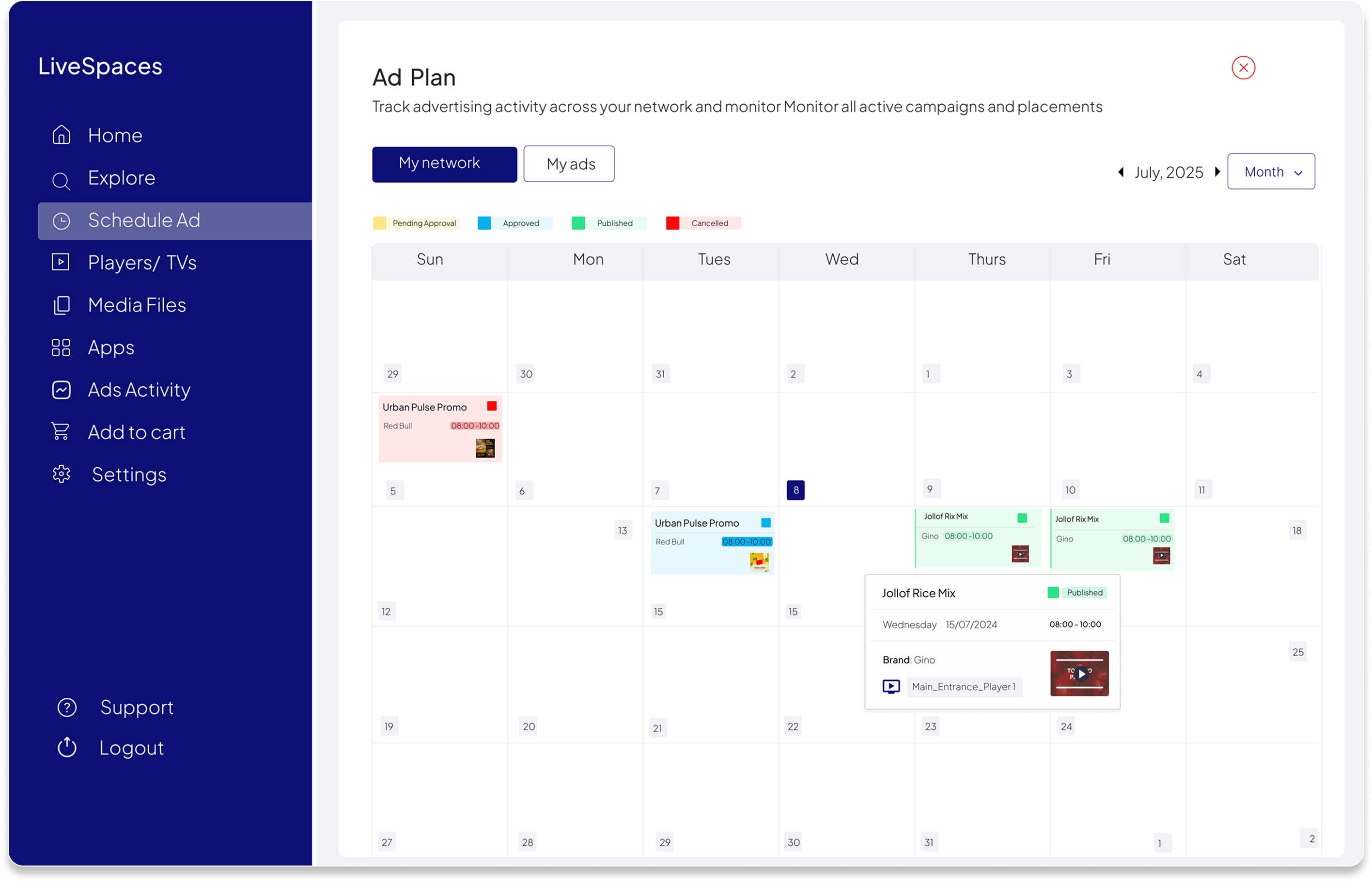 Ad Planning Dashboard
